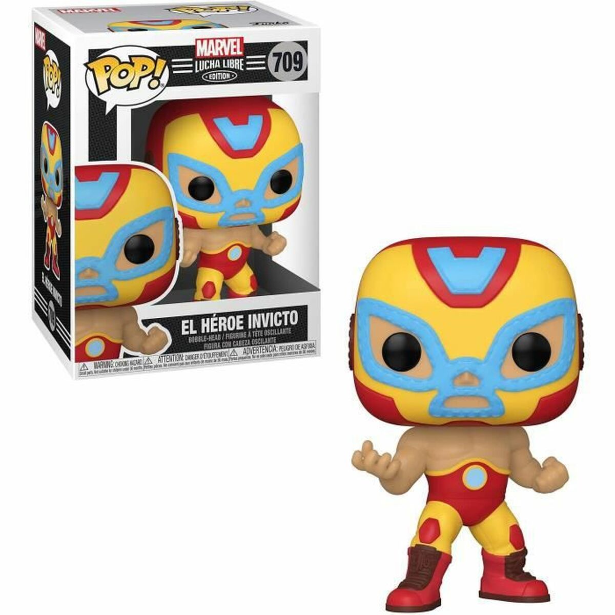 Figure à Collectionner Funko Marvel Lucha Libre - Iron Man Nº 709