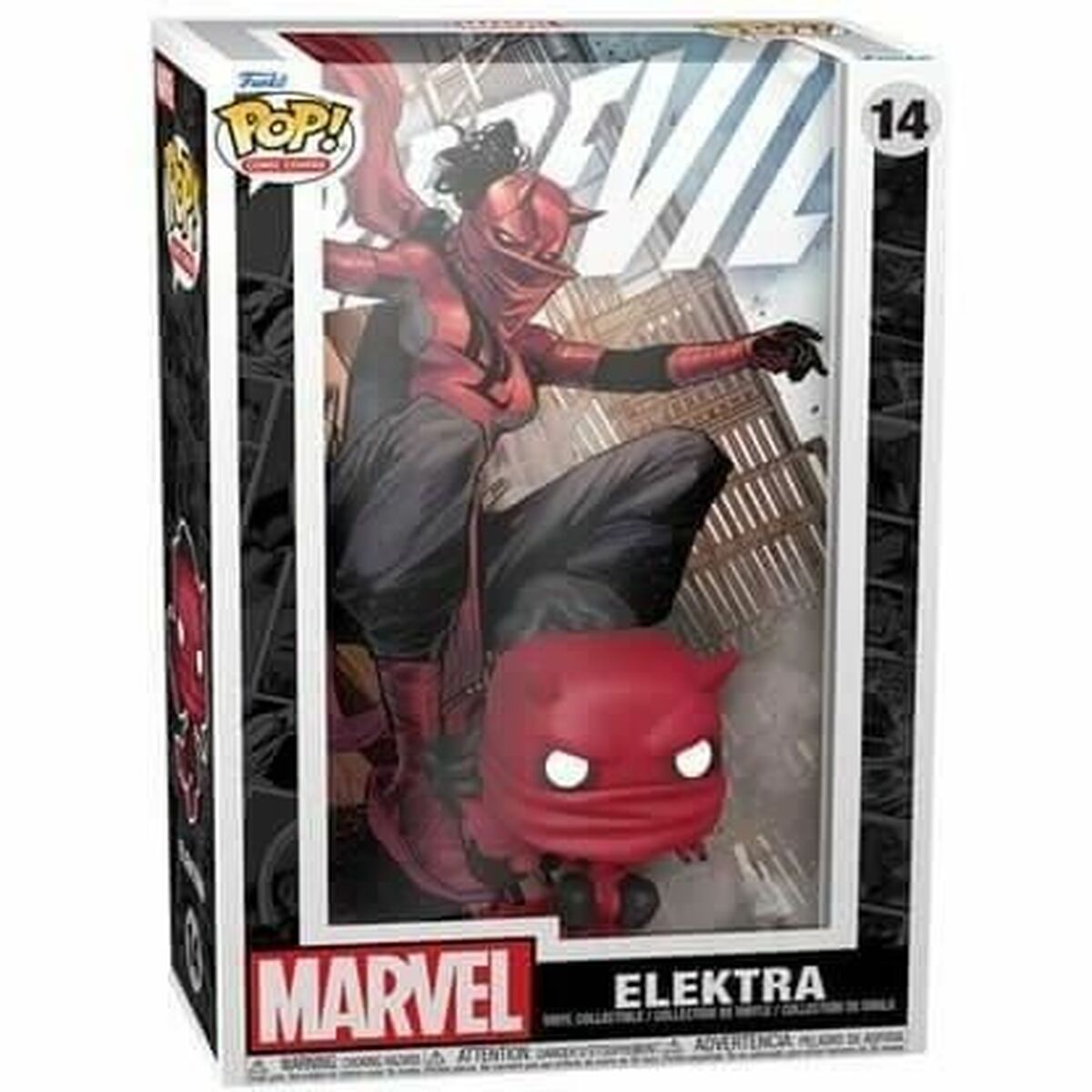 Figure à Collectionner Funko Pop! 14 Comic Cover: Marvel Daredevil - Elektra