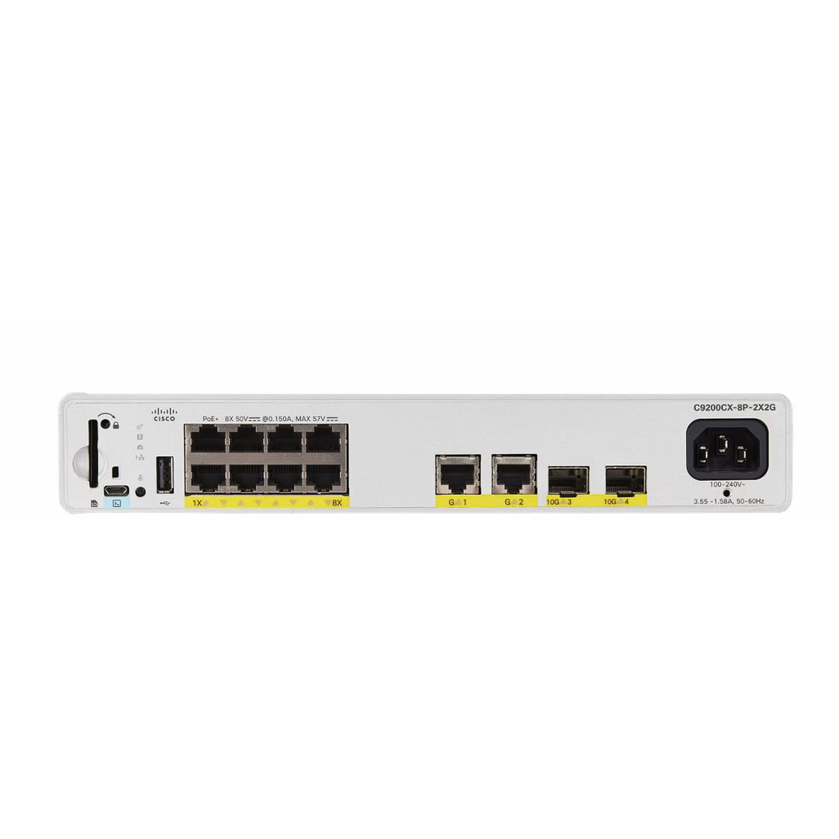Afbeeldingen van Switch CISCO C9200CX-8P-2X2G-E