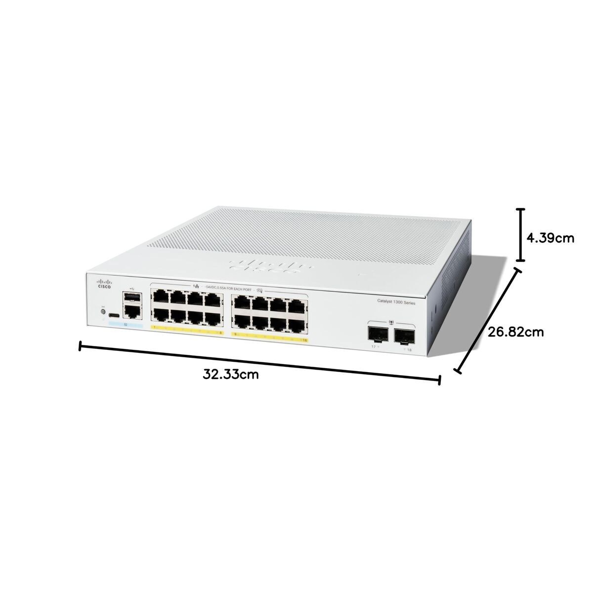 Picture of Switch CISCO C1300-16FP-2G