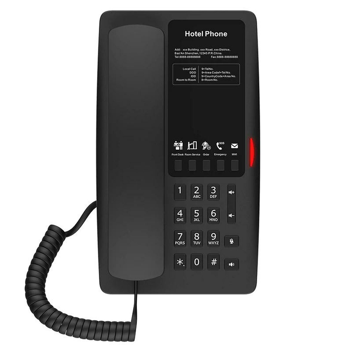 Afbeeldingen van Landline Telephone Fanvil H4W Black