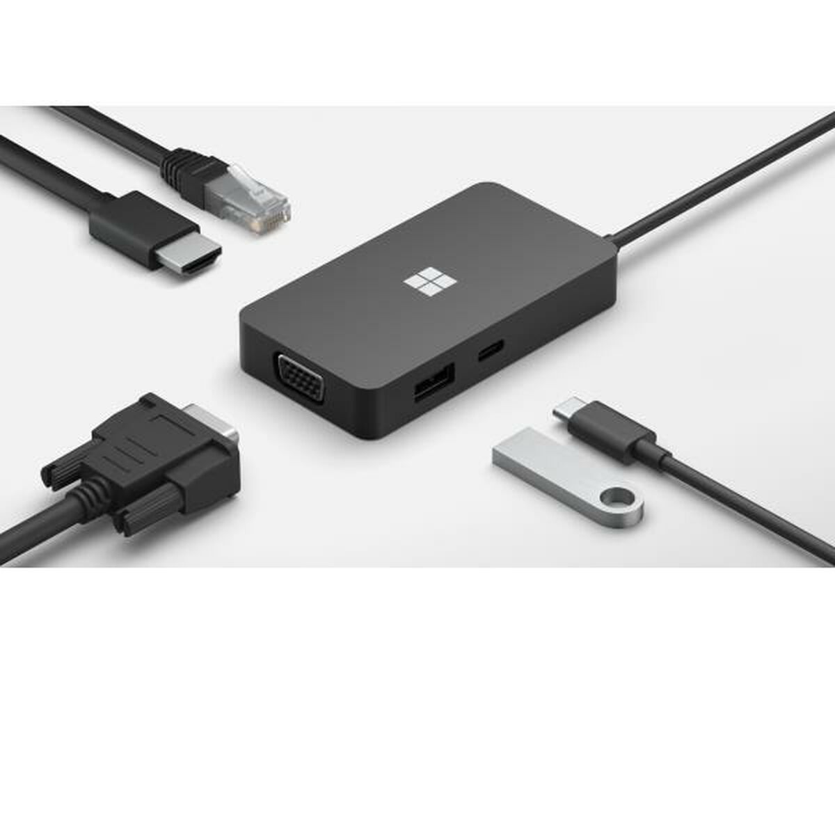 Obrazek USB Hub Microsoft 1E4-00003 Black