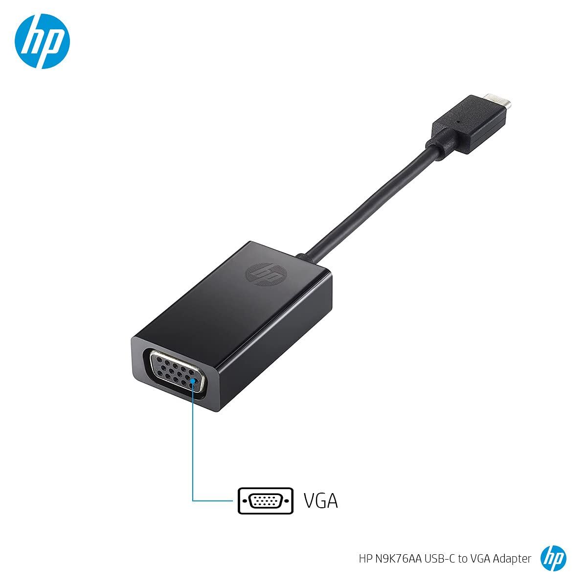 Obrazek USB-C to VGA Adapter HP N9K76AA