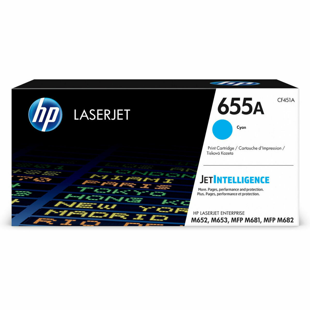 Afbeeldingen van Original Toner HP 655A Cyan
