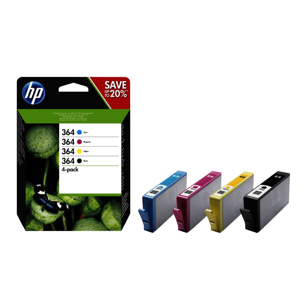 Original Ink Cartridge HP T364 Black Tricolour