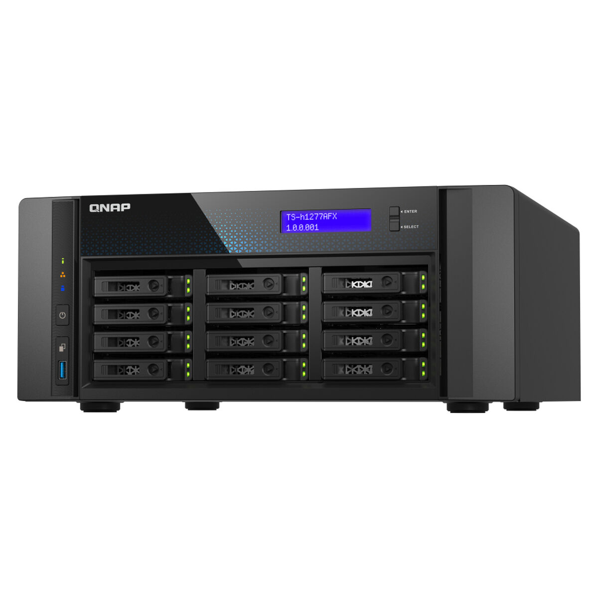 Netwerkopslag NAS Qnap TS-H1277AFX-R7-32G Zwart