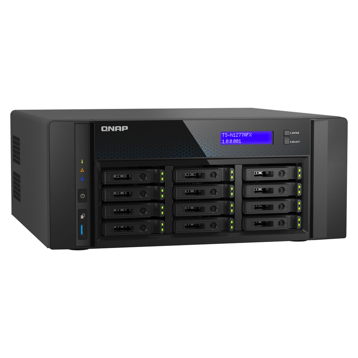 Netwerkopslag NAS Qnap TS-H1277AFX-R7-32G Zwart