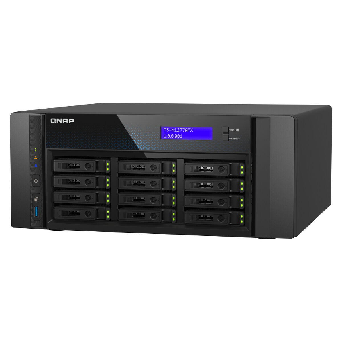 Netwerkopslag NAS Qnap TS-H1277AFX-R7-32G Zwart