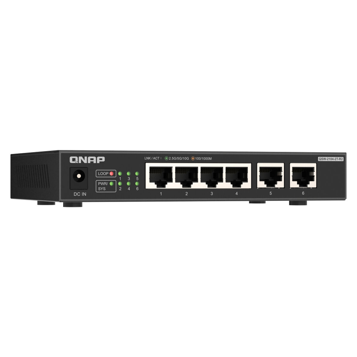 Afbeeldingen van Switch Qnap QSW-2104-2T-R2