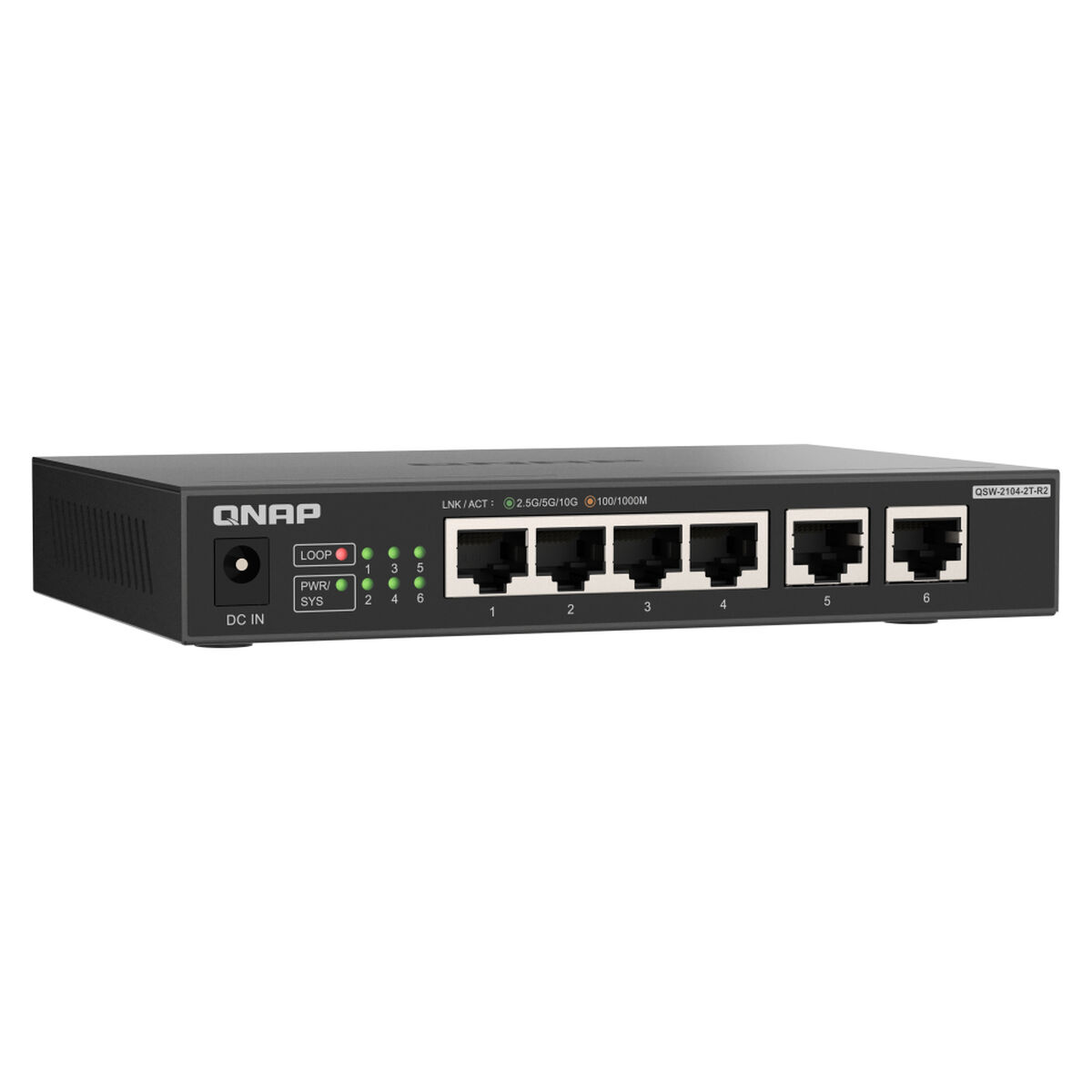 Afbeeldingen van Switch Qnap QSW-2104-2T-R2