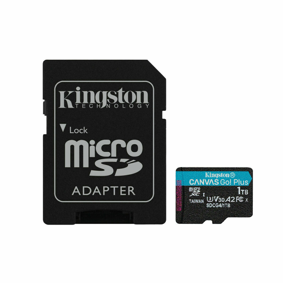 Picture of Micro SD Memory Card with Adaptor Kingston SDCG4/1TB