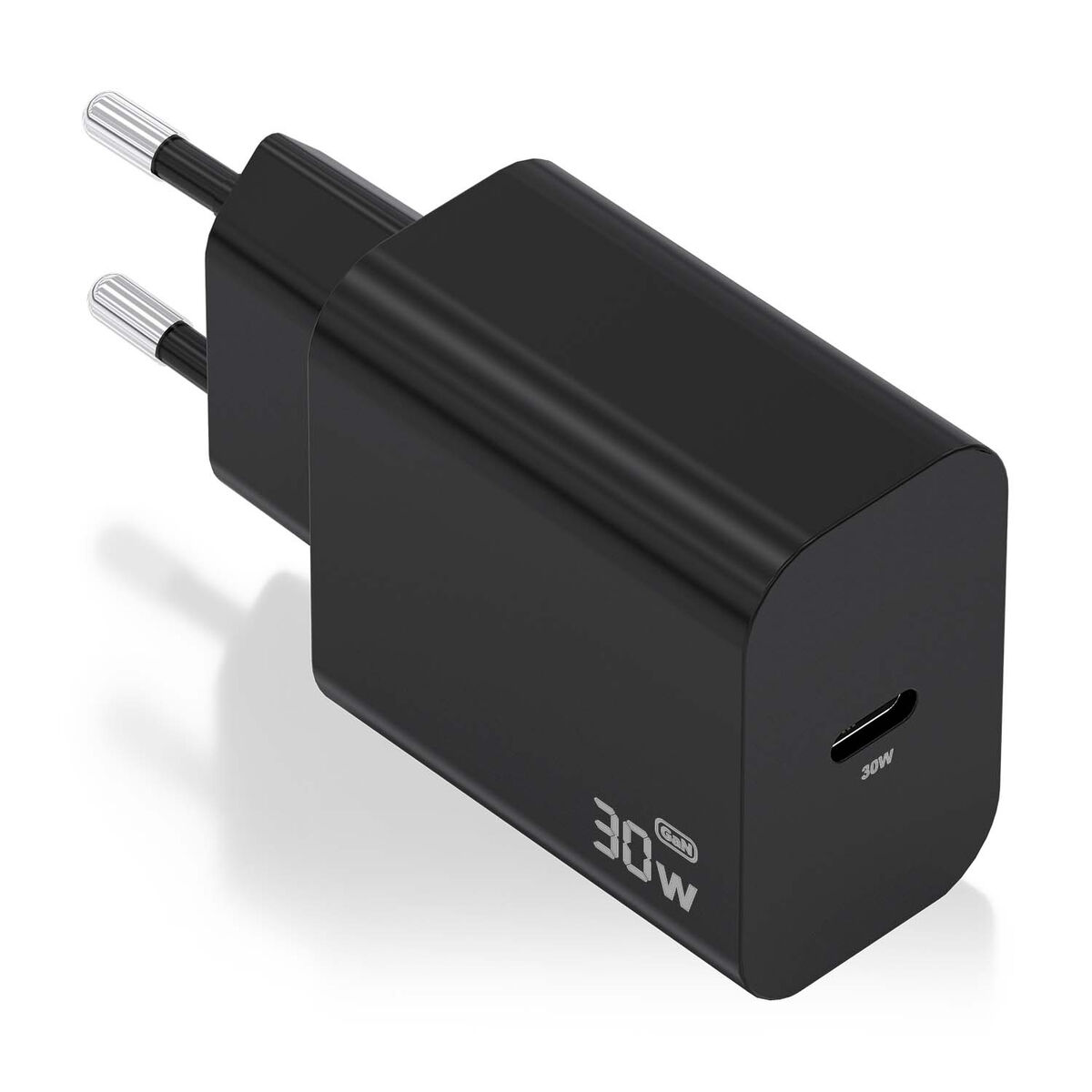 Picture of Wall Charger Aisens GAN 30W 1XUSB-C PD3.0 CHAR Black 33 W 50 W