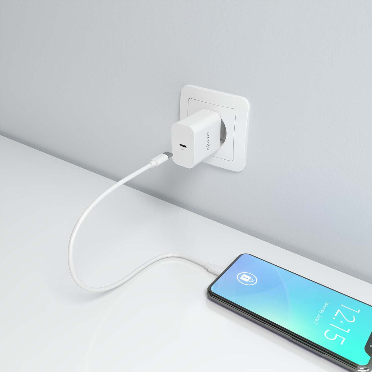 Wall Charger Aisens A110-0940 White 33 W