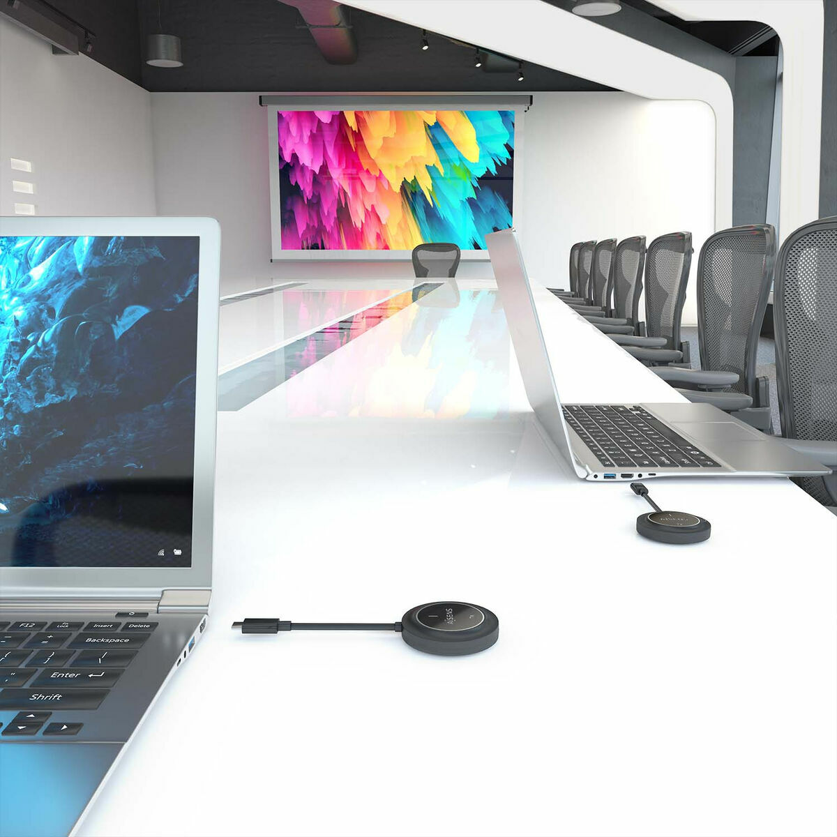 Picture of USB-C to HDMI Cable Aisens ASWL-H2KC30M003-BK Black