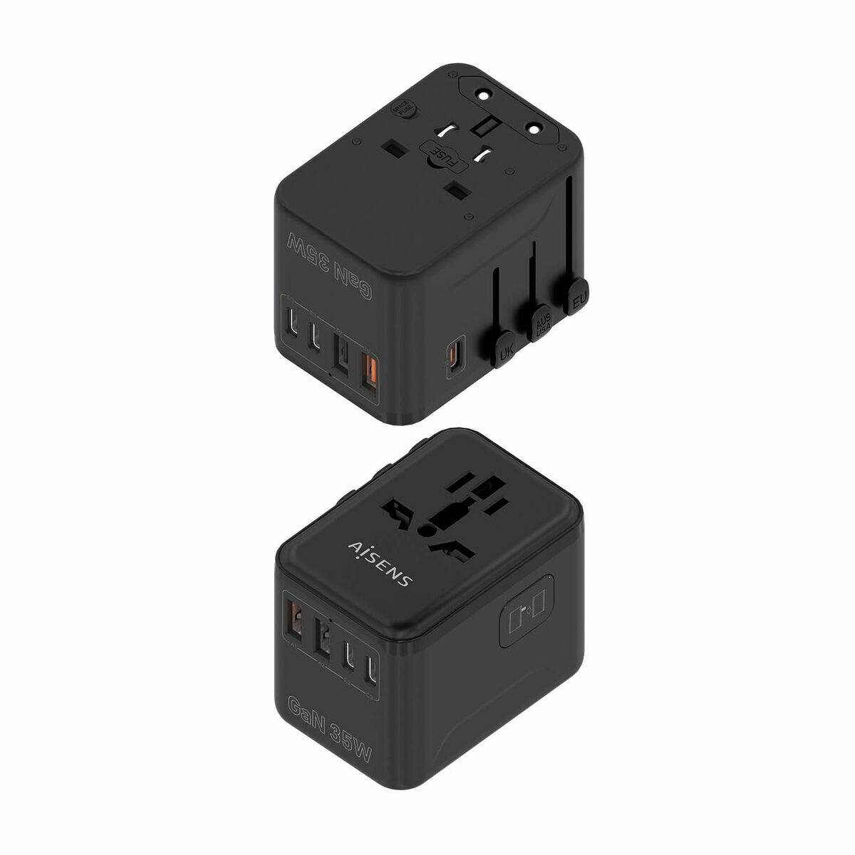 Bild von Wall Charger Aisens ASPS-2A3C09-BK Black