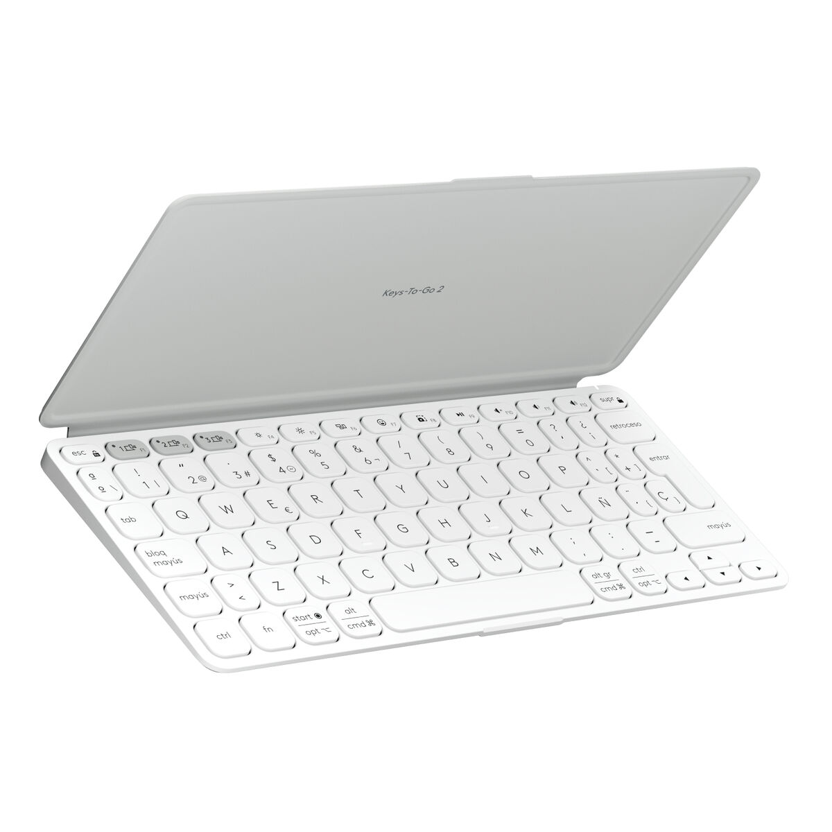Afbeeldingen van Keyboard Logitech 920-012974 White Grey QWERTY
