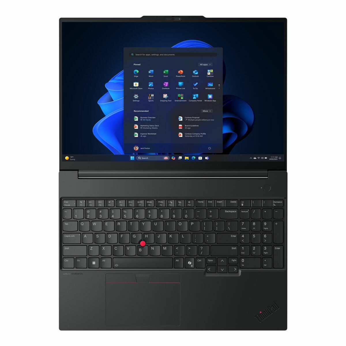 Picture of Laptop Lenovo 21SR000QSP Intel Core Ultra 5 225U 16 GB RAM 512 GB SSD Spanish Qwerty 16"