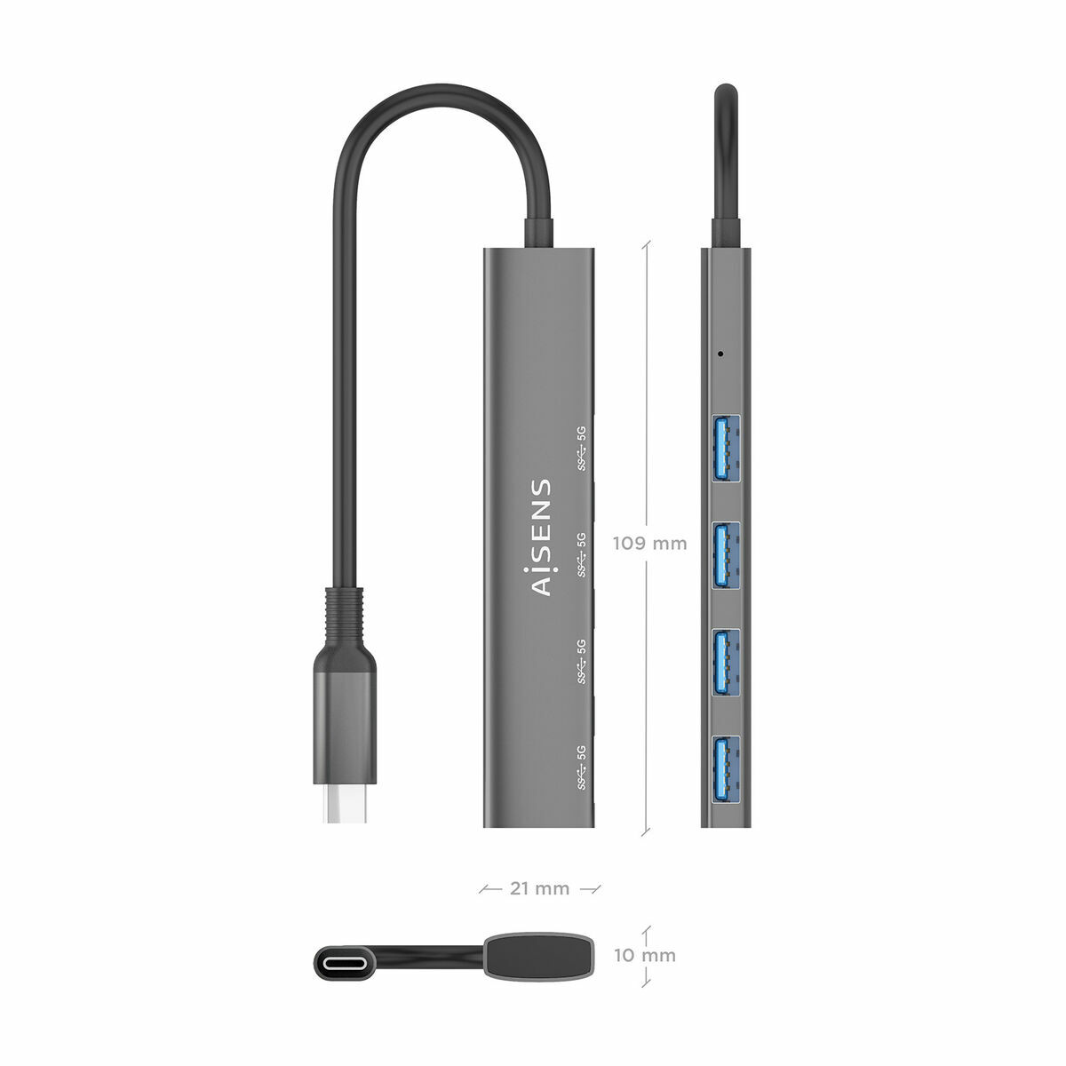 Afbeeldingen van USB Adaptor Aisens A109-0943