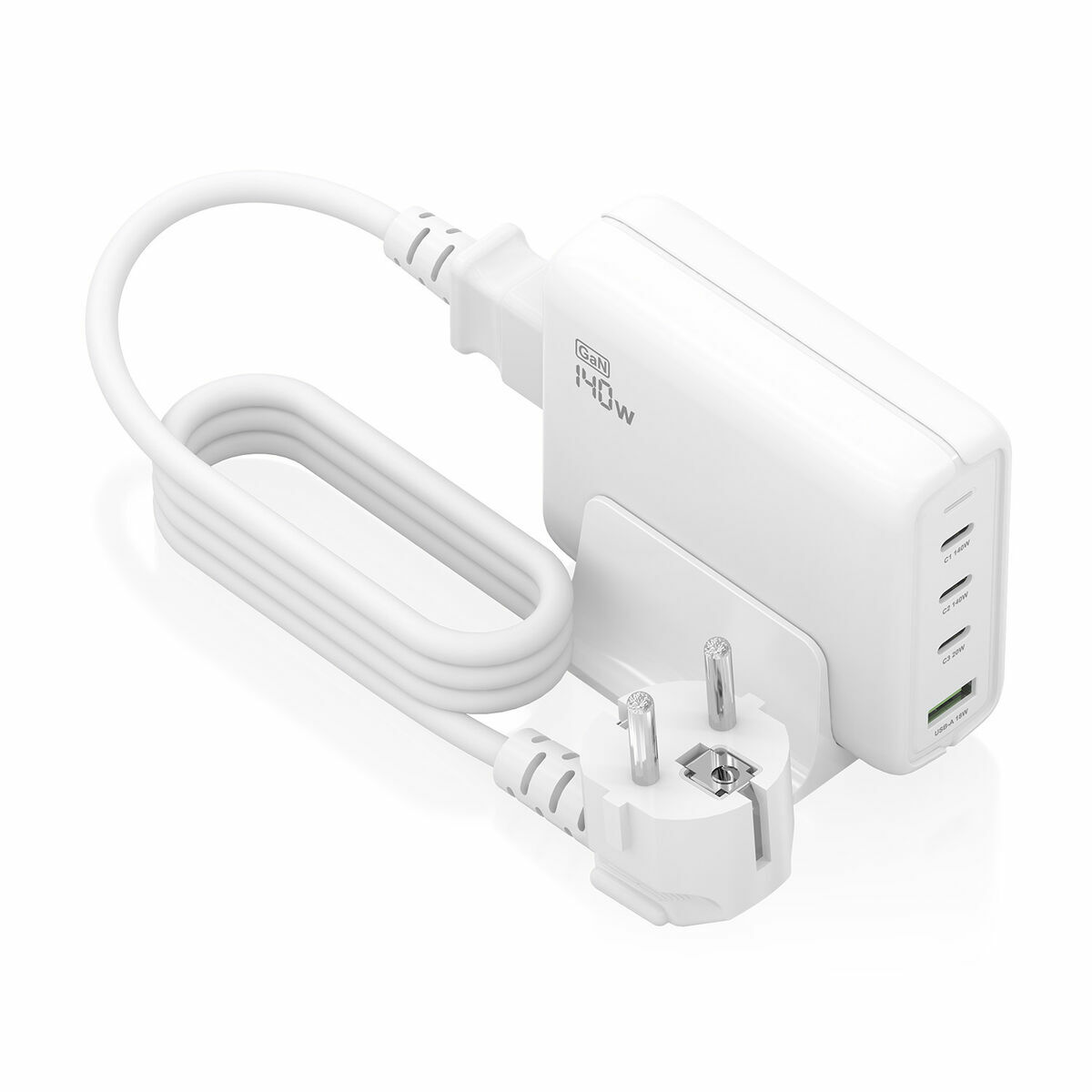 Picture of Wall Charger Aisens GAN White 140 W