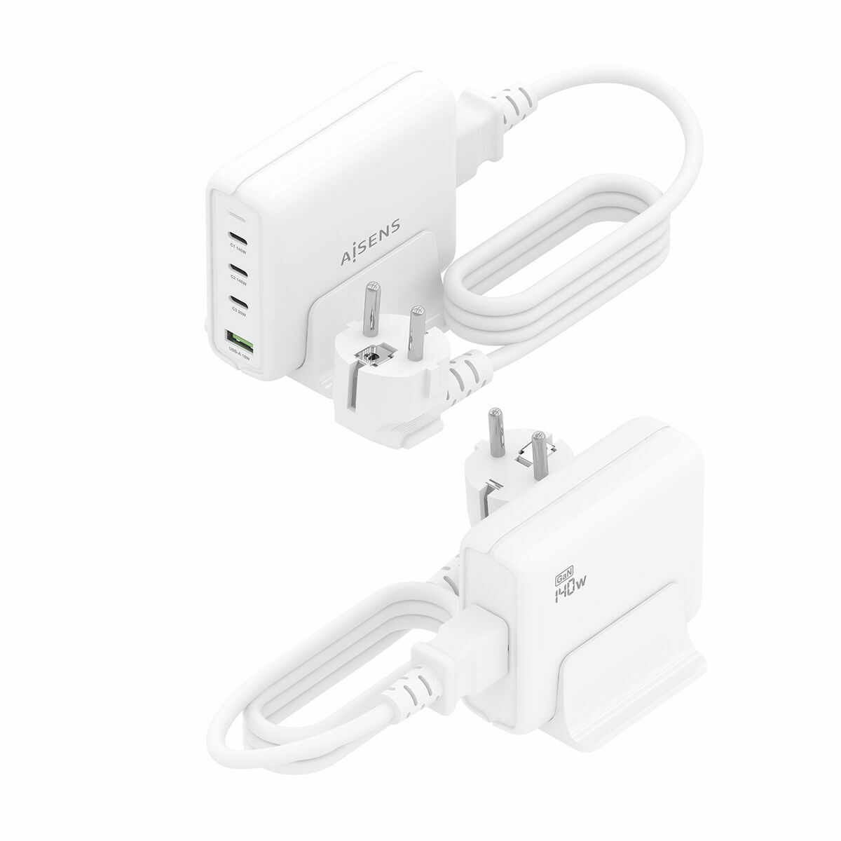 Picture of Wall Charger Aisens GAN White 140 W