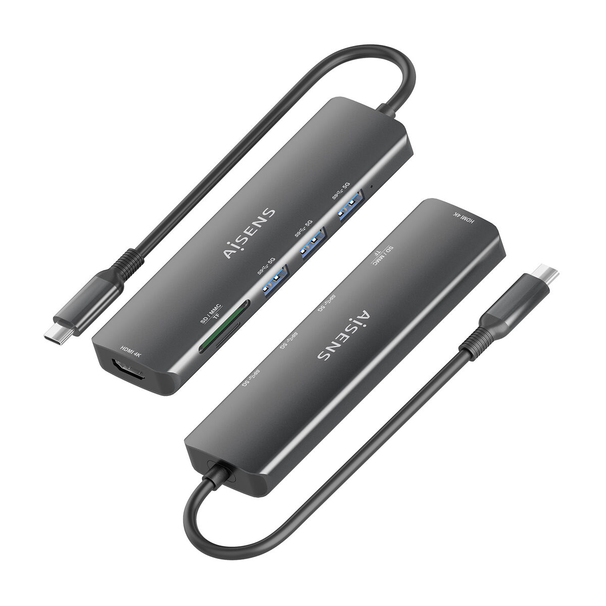 Afbeeldingen van USB Hub Aisens ASUC-6P024-GR