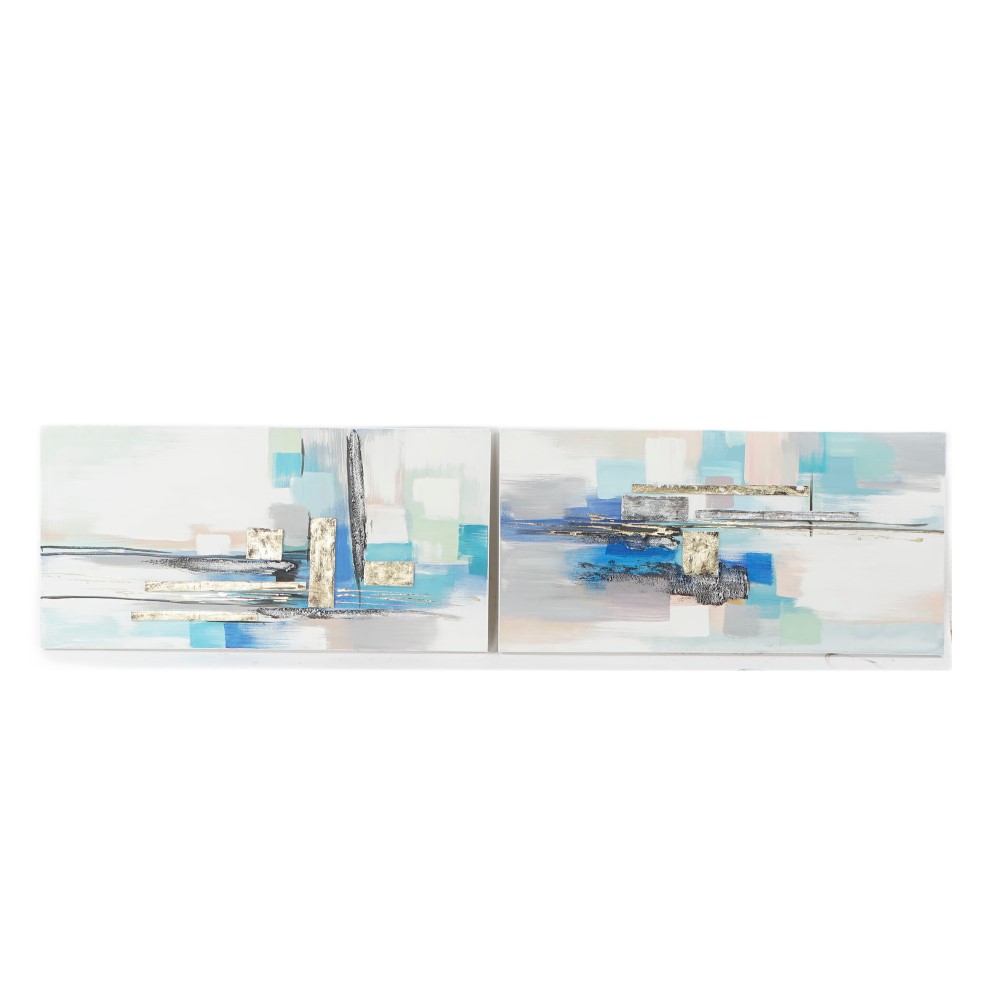 Painting DKD Home Decor Abstract (120 x 3.5 x 60 cm) (2 pcs)
