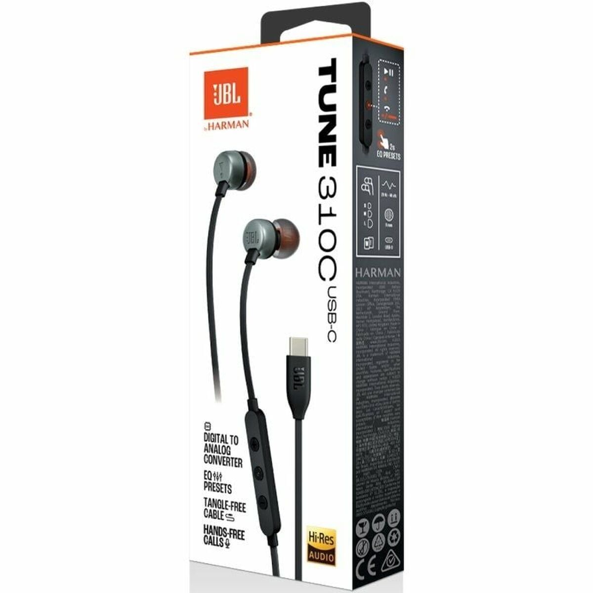 Bild von Headphones with Microphone JBL Tune 310C Black