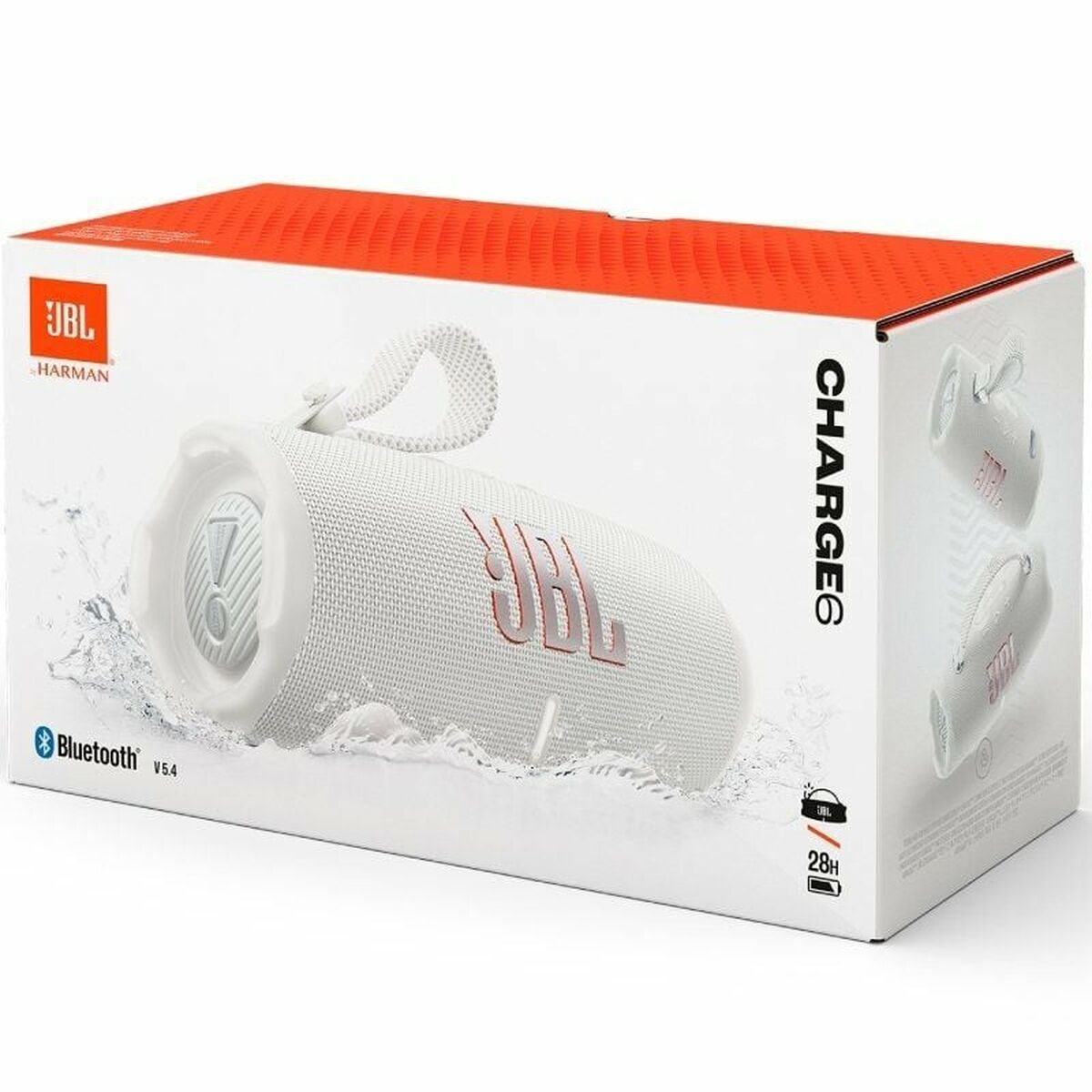 Afbeeldingen van Portable Bluetooth Speakers JBL Charge 6 White