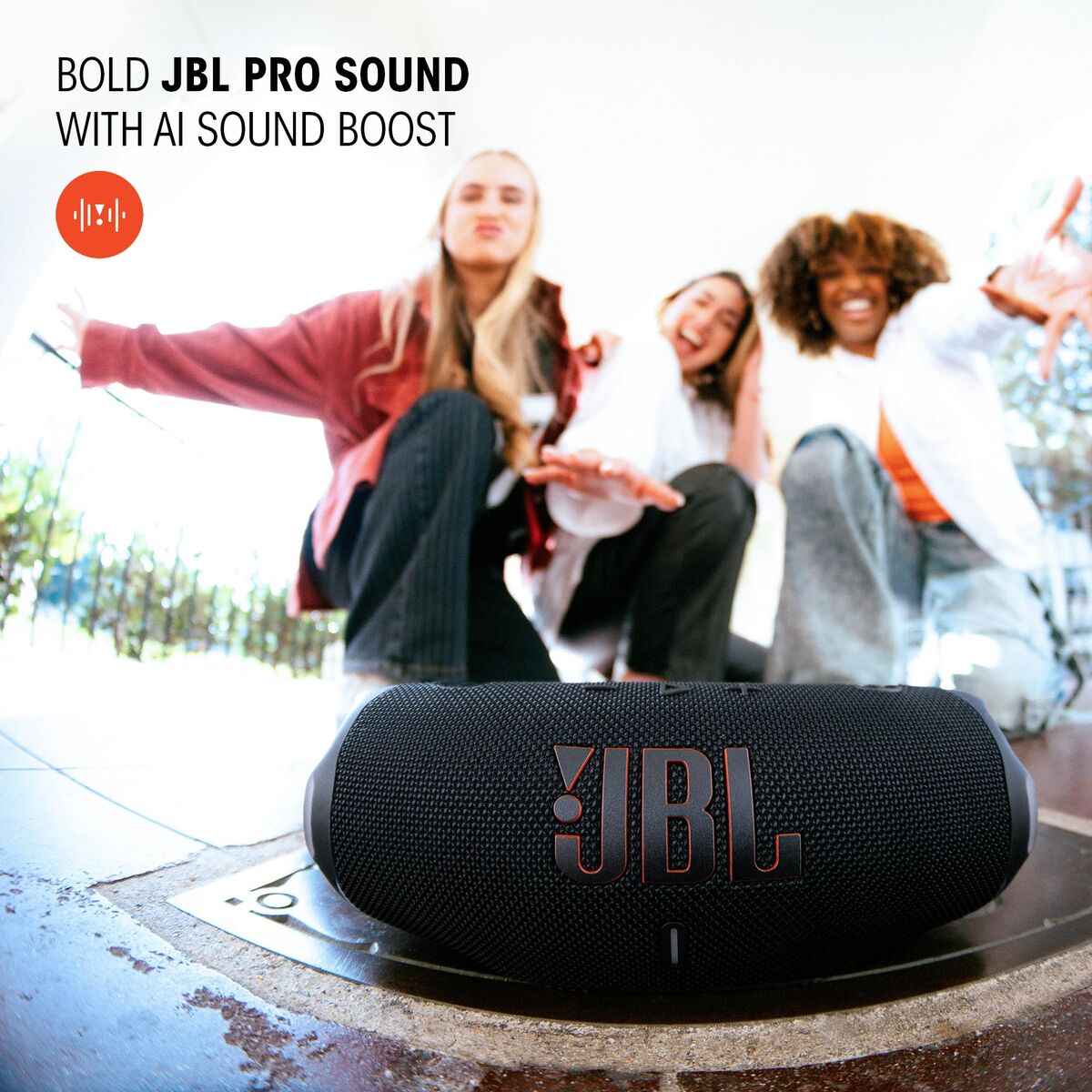 Picture of Portable Bluetooth Speakers JBL JBLCHARGE6SQUAD Printed