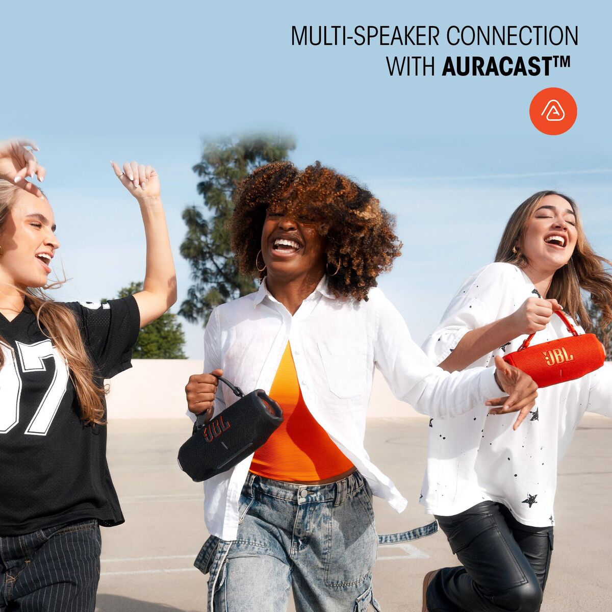 Picture of Portable Bluetooth Speakers JBL JBLCHARGE6SQUAD Printed