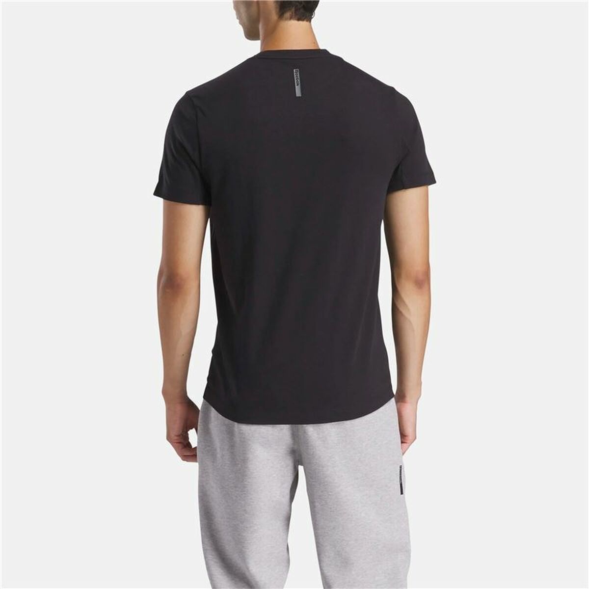 Heren-T-Shirt met Korte Mouwen Reebok Reebok Athlete Tee Zwart
