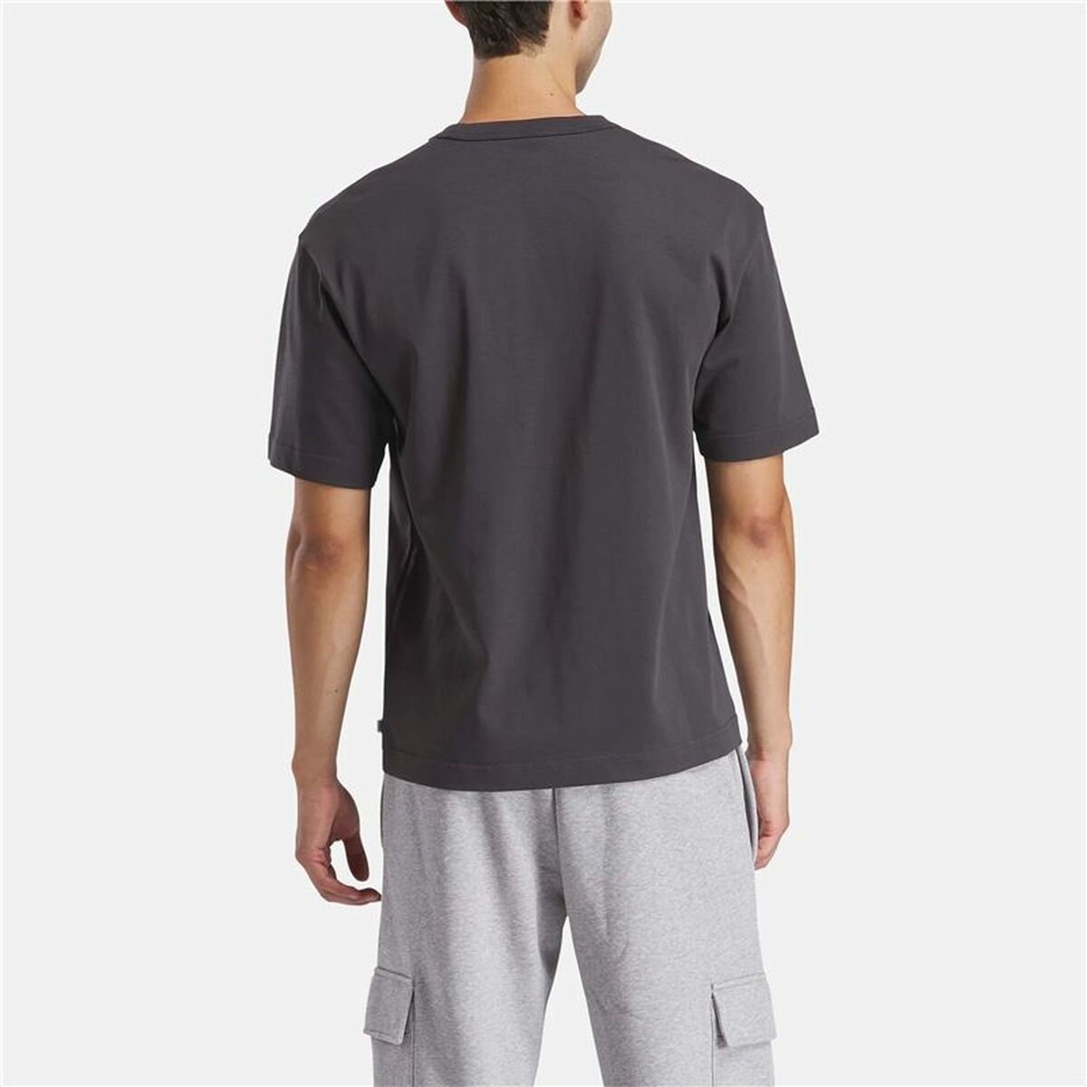 Heren-T-Shirt met Korte Mouwen Reebok Gs Hs Shaq Spiral Te Zwart