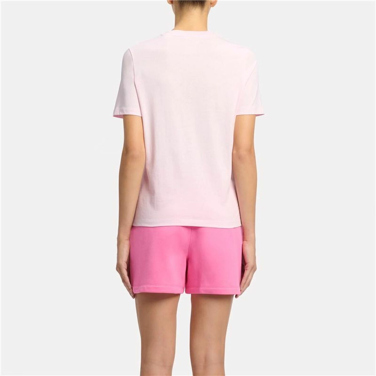 Dames-T-Shirt met Korte Mouwen Reebok Identity Big Roze
