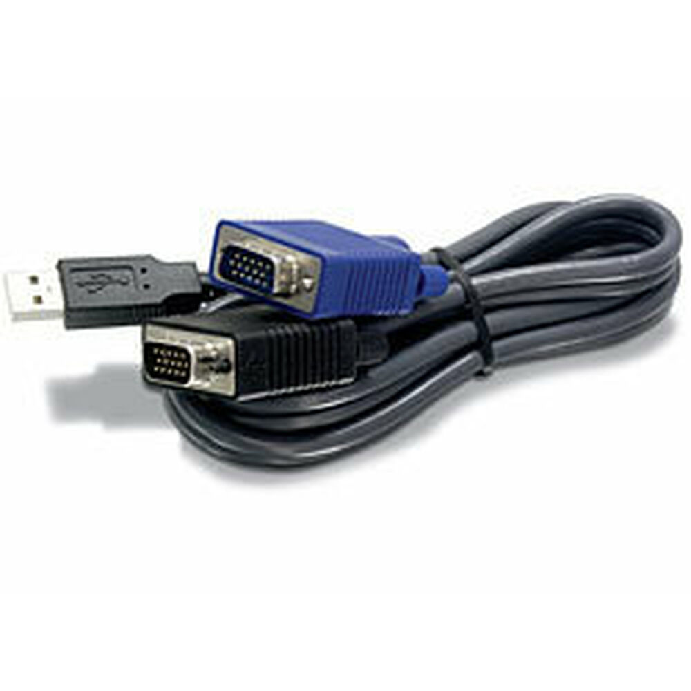 Cable KVM Trendnet TK-CU06              Black 1.8 m