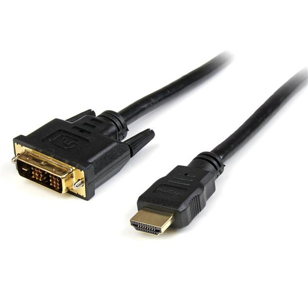 HDMI to DVI adapter Startech HDDVIMM5M            Black 5 m