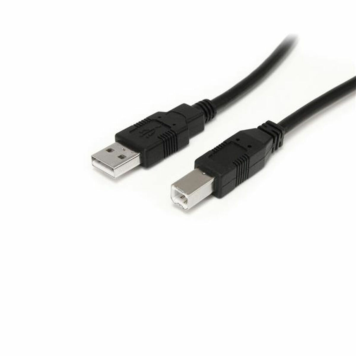 Câble USB A vers USB B Startech USB2HAB30AC          Noir