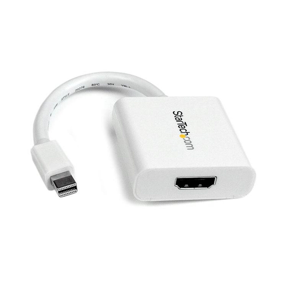 Mini Display Port to HDMI Adapter Startech MDP2HDW              White