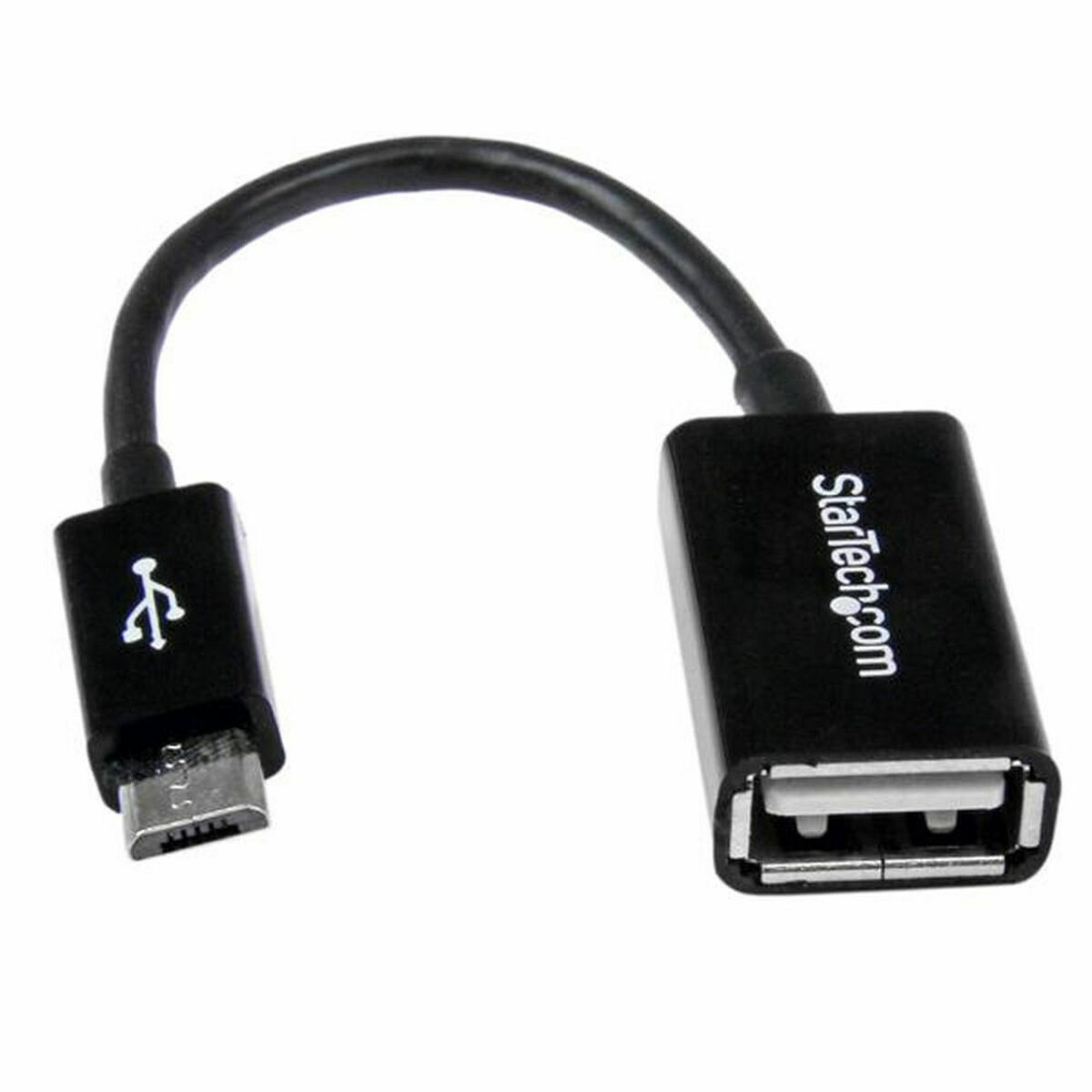 Câble Micro USB Startech UUSBOTG              USB A Micro USB B Noir