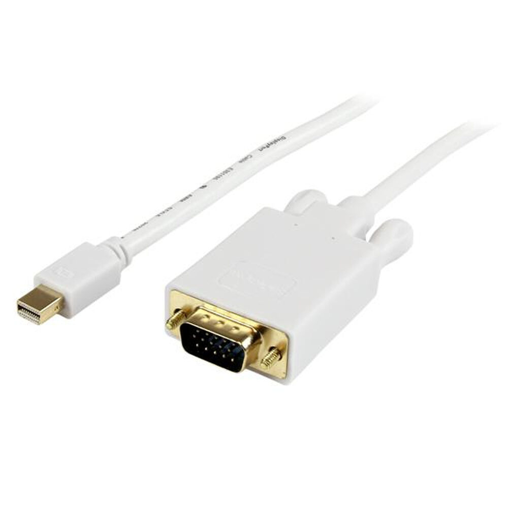 Mini DisplayPort to VGA Adapter Startech MDP2VGAMM6W          (1,8 m) White