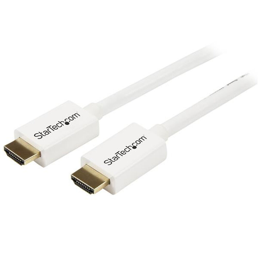 HDMI-kabel Startech HD3MM1MW 1 m Hvid