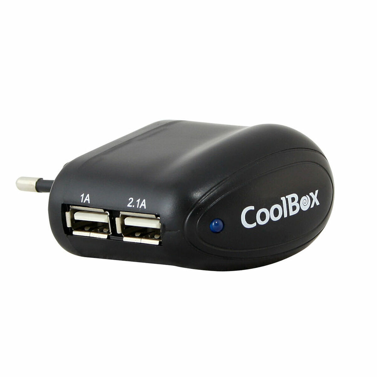 USB-Lader CoolBox REPCOOUSBX2          Svart