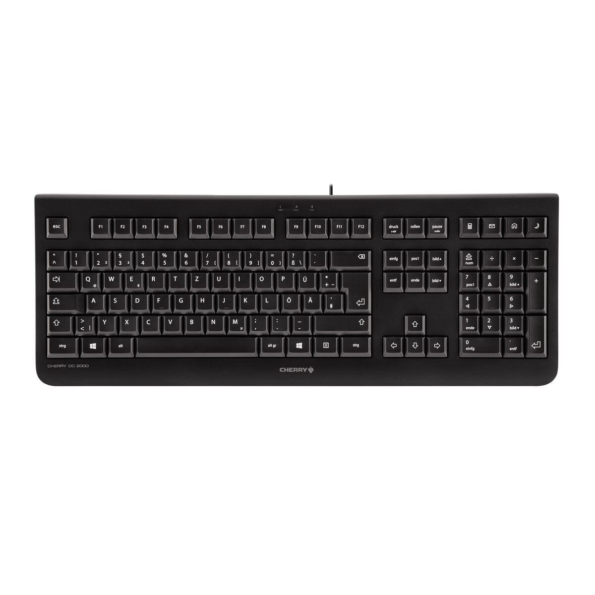 Picture of Keyboard and Mouse Cherry DC 2000 Black Spanish Qwerty