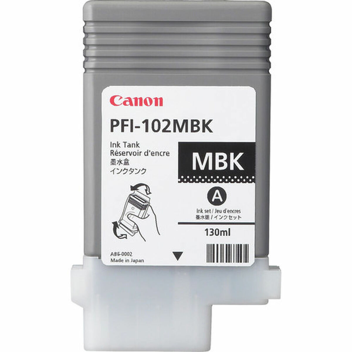 Afbeeldingen van Original Ink Canon PFI-102MBK Black
