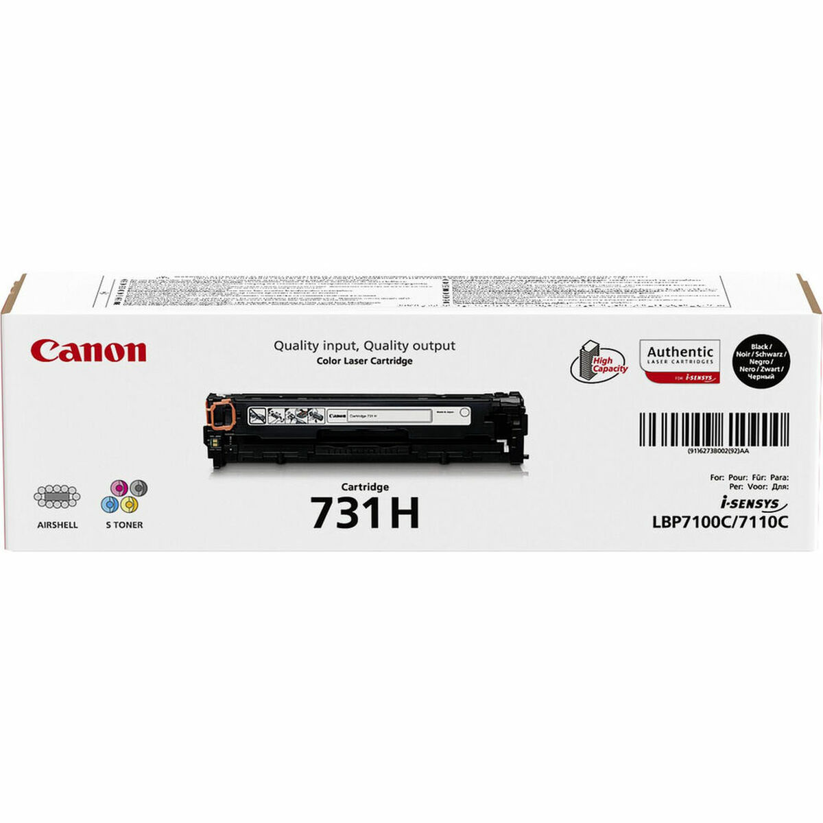 Picture of Toner Canon 731H Black