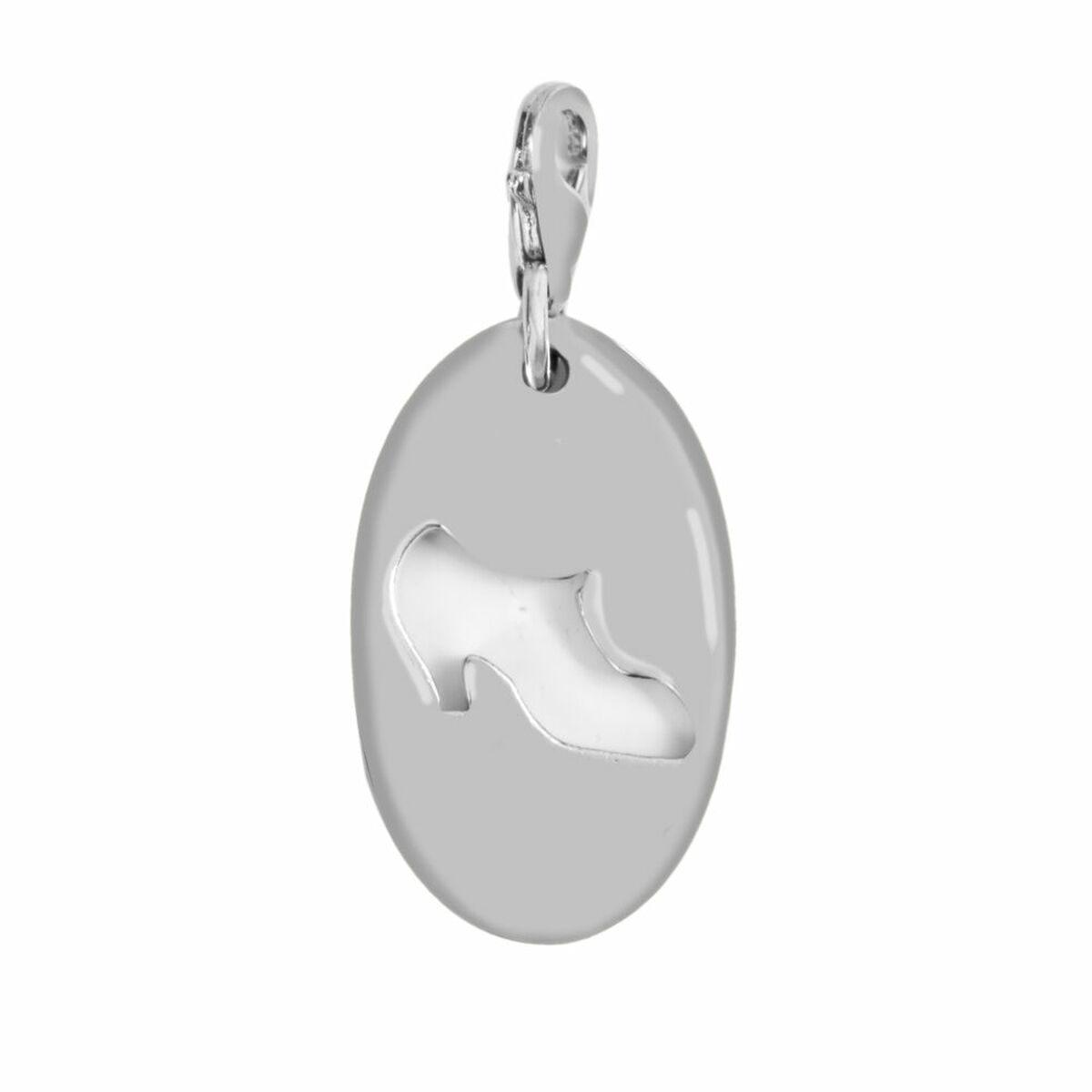 Perle de verre Femme Folli Follie 1P9F038 Gris (3 cm)