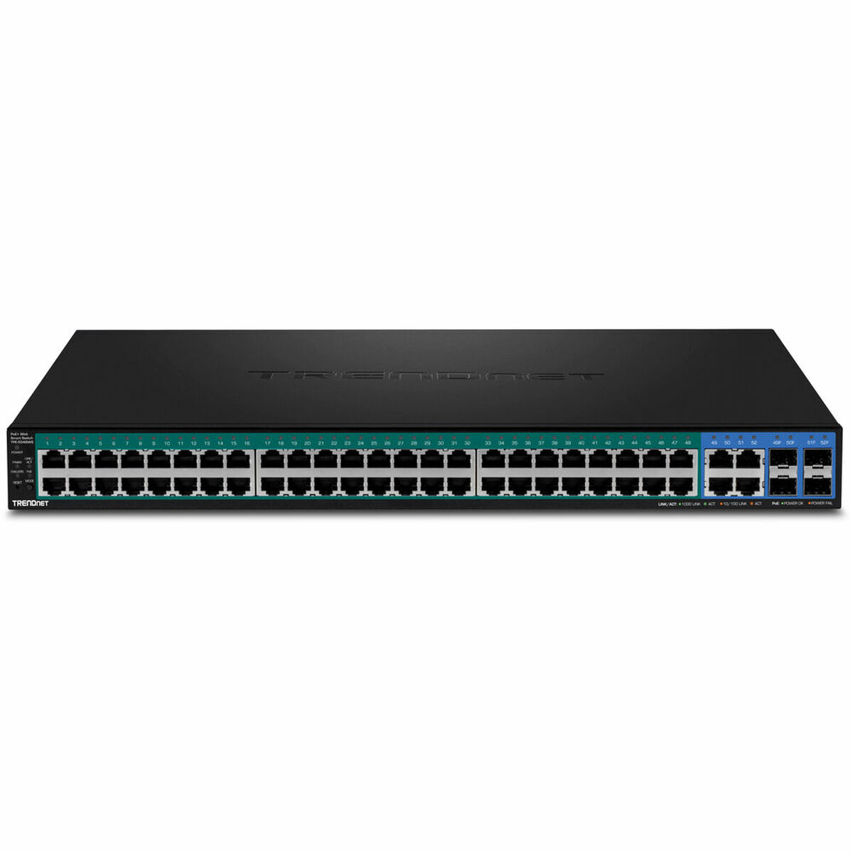 Afbeeldingen van Switch Trendnet TPE-5048WS Gigabit Ethernet Black