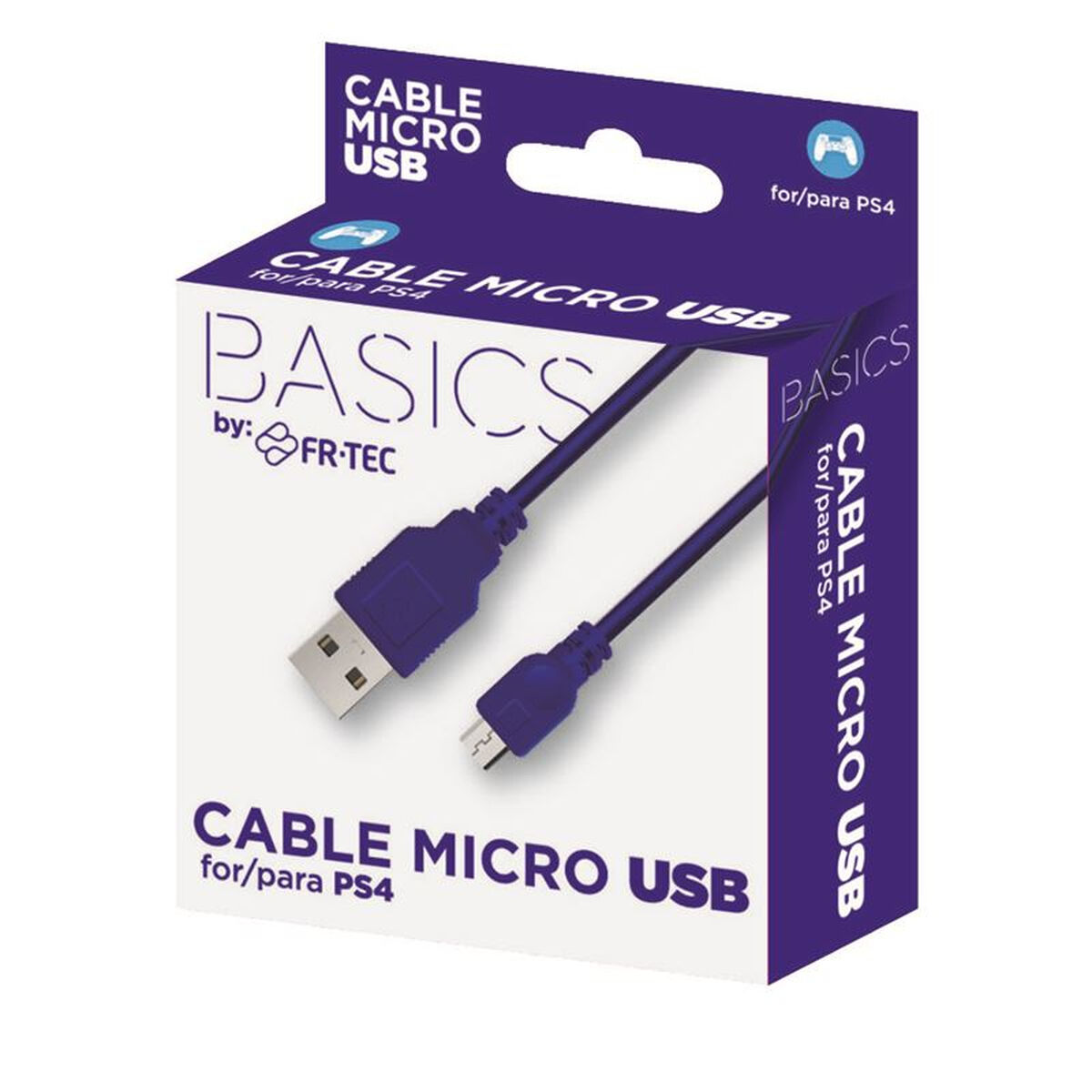 Câble Micro USB vers USB FR-TEC FT0018 Bleu
