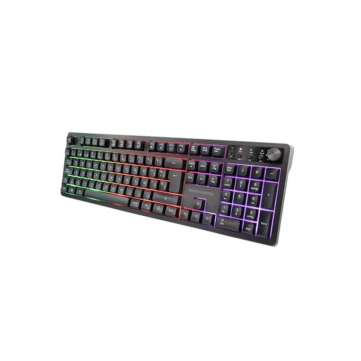 Picture of Keyboard and Mouse Mars Gaming MCPWX Black Spanish Spanish Qwerty