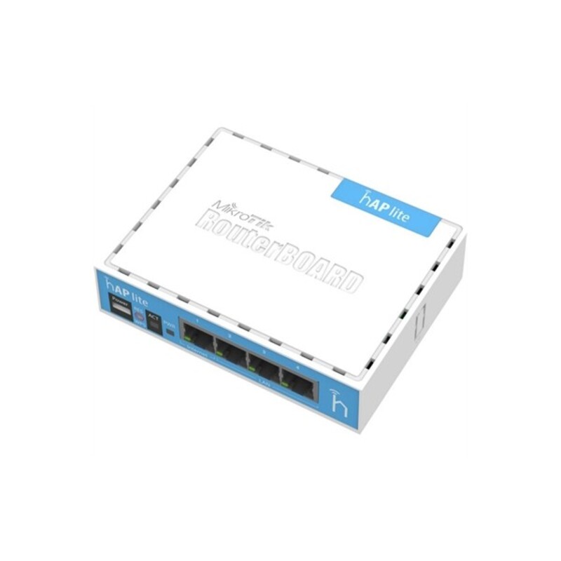 Punto de Acceso Repetidor Mikrotik RB941-2nD 300 Mbits/s 2.4 GHz LAN WiFi Blanco Azul