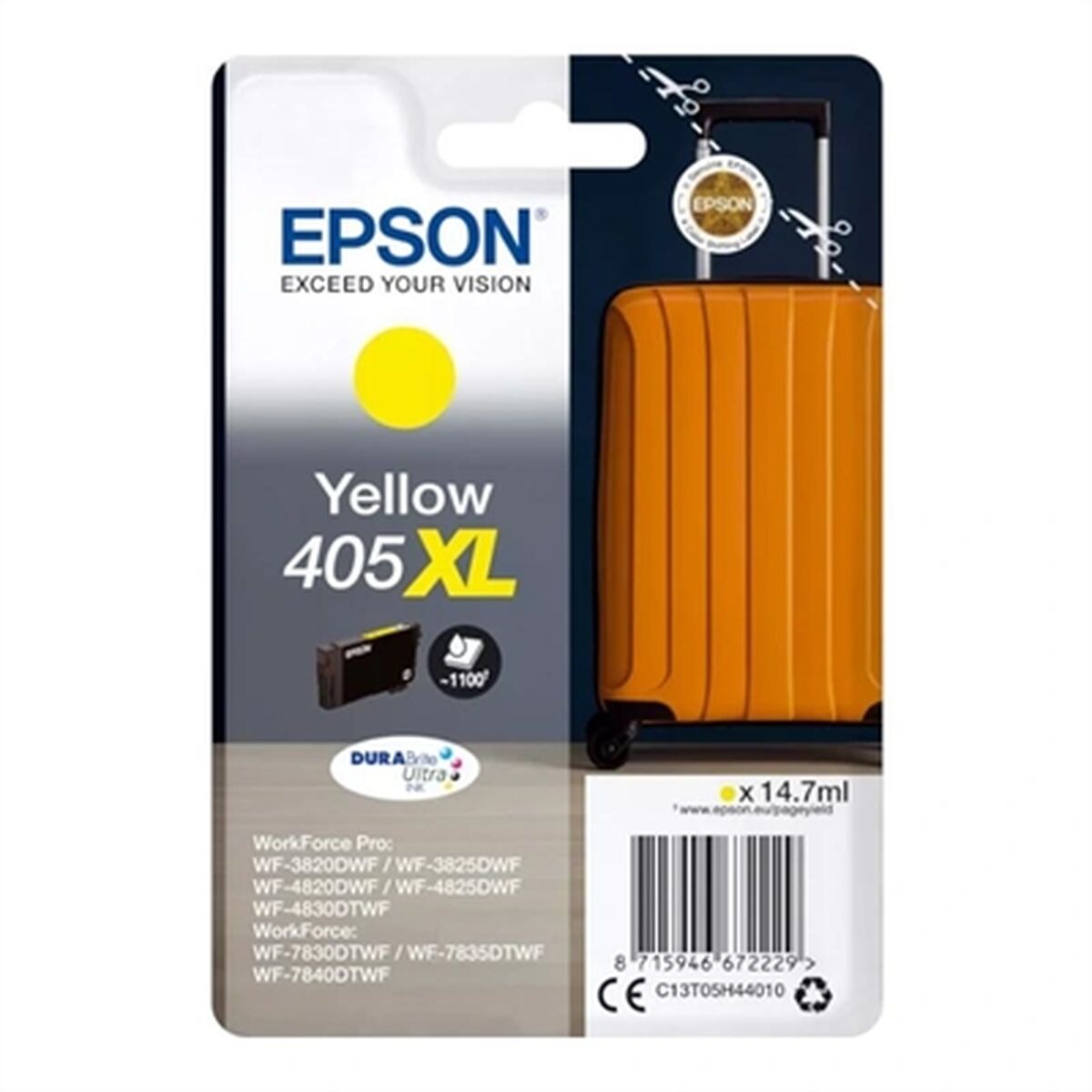 Picture of Original Ink Cartridge Epson C13T05H44010 Yellow (1 Unit)